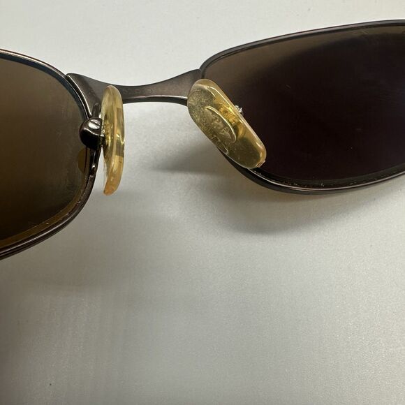 Ray-Ban RB3162 Sleek 012/47 Sunglasses Brown Metal 52-19 Flex Hinge Polarized - Picture 15 of 16